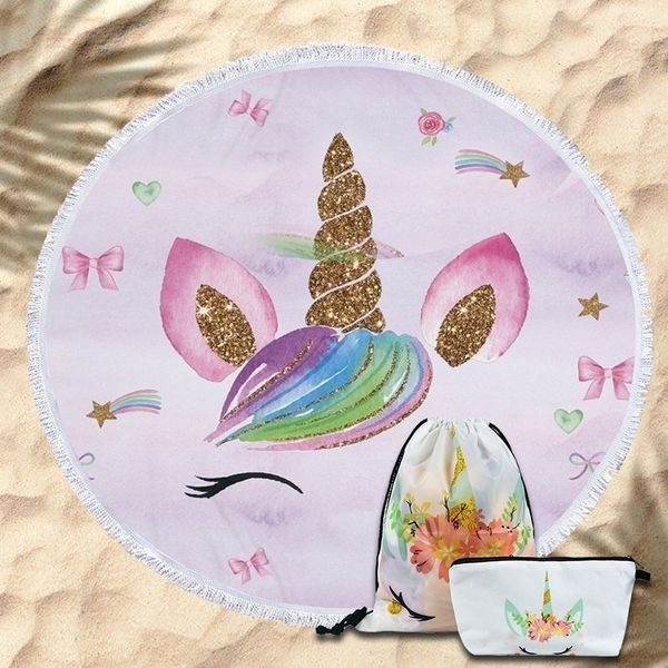 unicorn round beach towel tassel large blanket picnic yoga mat travel swimming bath towels for toalla de playa blanket
unicorn round beach towel tassel large blanket picnic yoga mat travel swimming bath towels for toalla de playa blanket