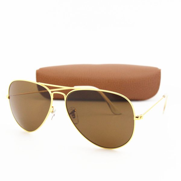 50pcs fashion pilot men women classic sunglasses gold metal frame brown glass 58mm len sun glasses come box, White;black
50pcs fashion pilot men women classic sunglasses gold metal frame brown glass 58mm len sun glasses come box, White;black