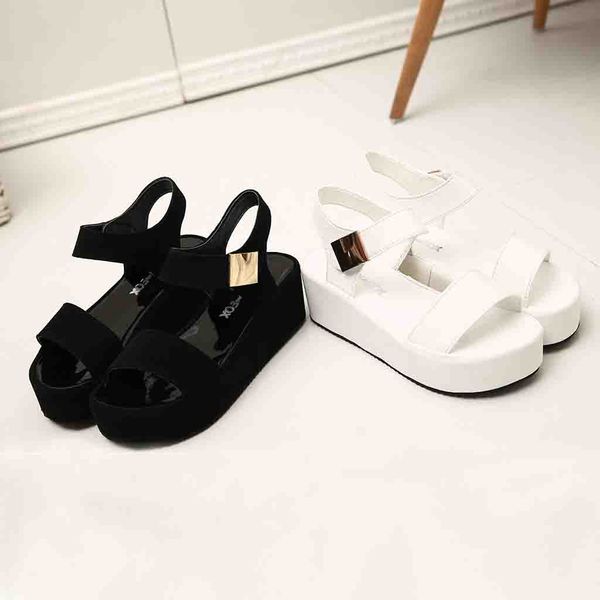 2019 women's fashion summer shoes solid peep toe casual wedge platform hook & loop comfortable shoe classics ladies flat sandals, Black
2019 women's fashion summer shoes solid peep toe casual wedge platform hook & loop comfortable shoe classics ladies flat sandals, Black