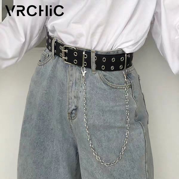 vrchic fashion women punk chain belt adjustable waistband pin buckle belt jeans chain decorative belts female 2020 new ceinture, Black;brown
vrchic fashion women punk chain belt adjustable waistband pin buckle belt jeans chain decorative belts female 2020 new ceinture, Black;brown
