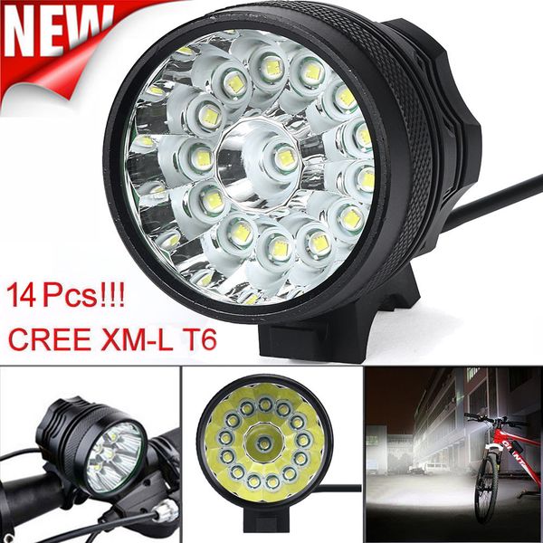 bike bicycle headlight lights 34000 lm 14x cree t6 led 3 modes bicycle lamp bike light headlight cycling torch
bike bicycle headlight lights 34000 lm 14x cree t6 led 3 modes bicycle lamp bike light headlight cycling torch