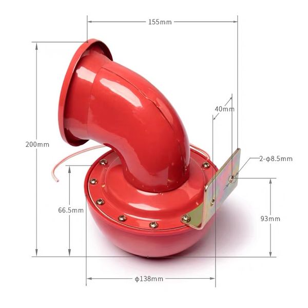air horn 12v 120db red electric bull horn air snail bull super loud raging sound for car motorcycle truck boat
air horn 12v 120db red electric bull horn air snail bull super loud raging sound for car motorcycle truck boat