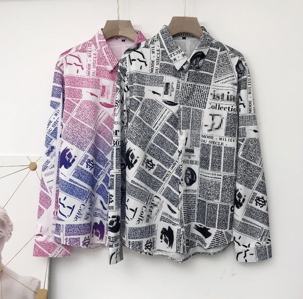 2020 нов лдей Ѭђбаки slim fit мода printed мђжкие designershirts камиза оиалного masculina д, White;black
2020 нов лдей Ѭђбаки slim fit мода printed мђжкие designershirts камиза оиалного masculina д, White;black