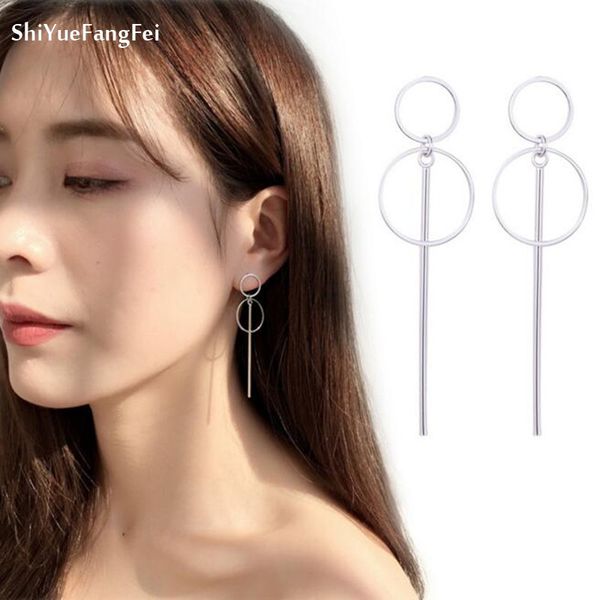 size of circle long earrings korean style female simple geometric silver bts earrings for women and men fashion pretty jewelry
size of circle long earrings korean style female simple geometric silver bts earrings for women and men fashion pretty jewelry