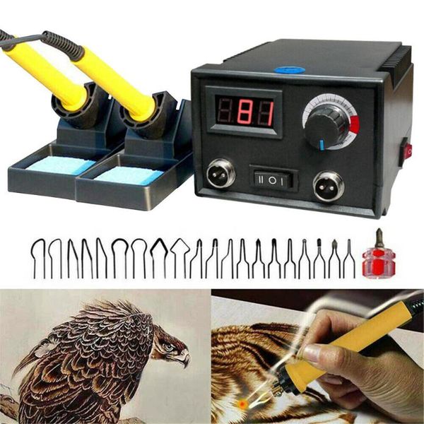 wood burner adjustable temperature digital display pyrography dual pen burning machine gourd wood crafts tool kit soldering iron
wood burner adjustable temperature digital display pyrography dual pen burning machine gourd wood crafts tool kit soldering iron