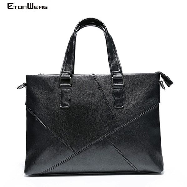 men's business office briefcase brand pu leather handbag male solid black messenger bag fashion thread laptote shoulder bags
men's business office briefcase brand pu leather handbag male solid black messenger bag fashion thread laptote shoulder bags