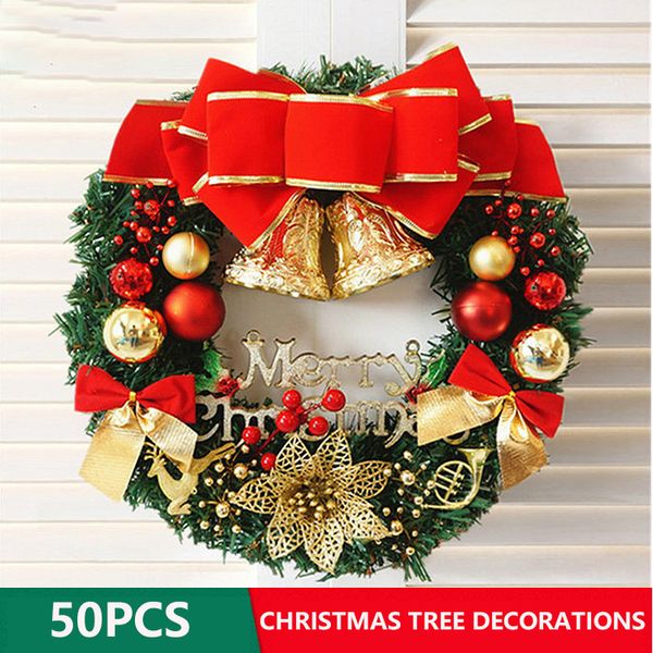 pvc christmas wreath 30 40 50 60cm christmas decoration door hanging garland rattan window props
pvc christmas wreath 30 40 50 60cm christmas decoration door hanging garland rattan window props