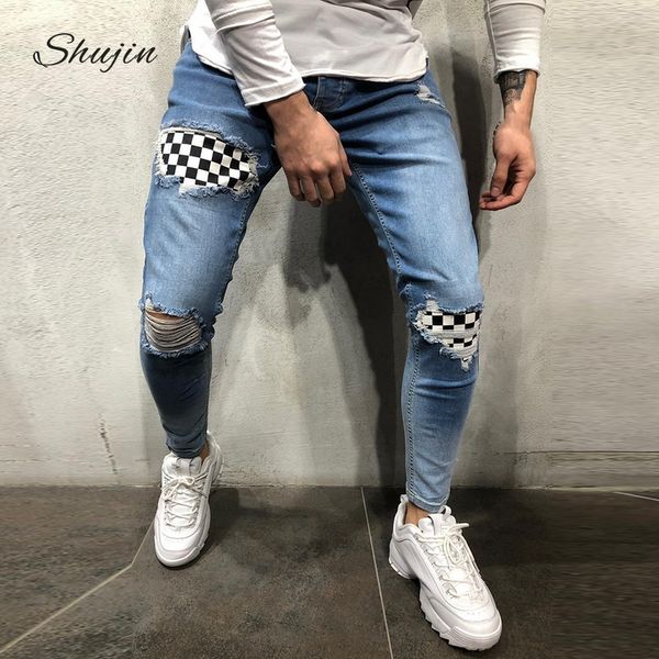 cotton jean men's pants vintage hole cool trousers for guys 2019 summer europe america style plus size 3xl ripped jeans male, Blue
cotton jean men's pants vintage hole cool trousers for guys 2019 summer europe america style plus size 3xl ripped jeans male, Blue