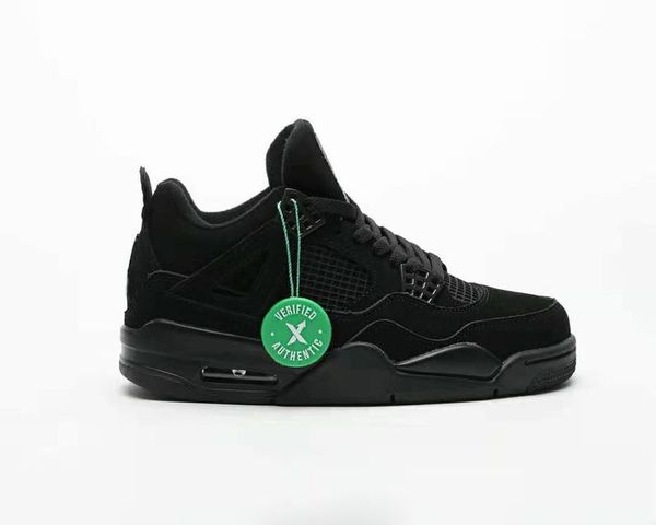 men 2020 4 black cat shoes black 4s sneaker