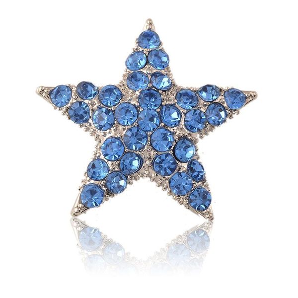 five star brooch blue diamond star brooch korean fashion accessories factory wholesale, Gray
five star brooch blue diamond star brooch korean fashion accessories factory wholesale, Gray