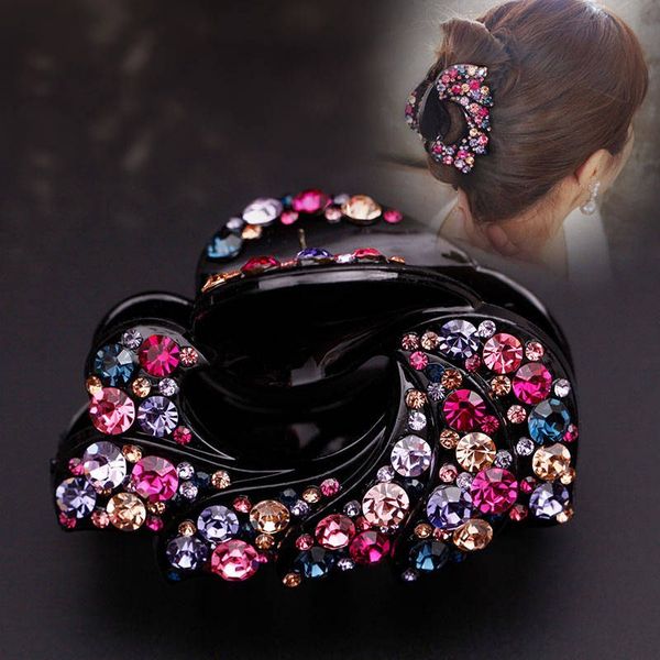 hair accessories large size acrylic claw colorful crystal shiny rhinestones hairpin elegant styling tools
hair accessories large size acrylic claw colorful crystal shiny rhinestones hairpin elegant styling tools