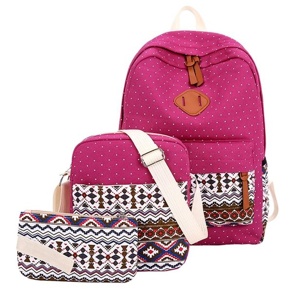 new fashion 3 pieces women backpack canvas backpack ethnic style outing travel bag student bag mochilas feminina bagpack moch
new fashion 3 pieces women backpack canvas backpack ethnic style outing travel bag student bag mochilas feminina bagpack moch
