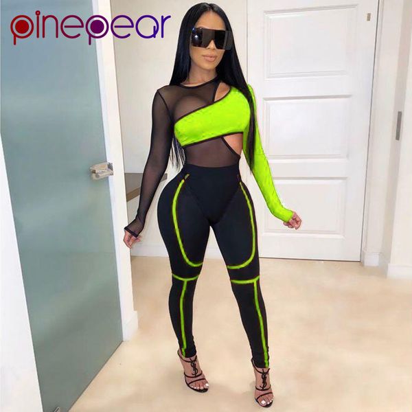 pinepear women splicing mesh bodysuit and leggings yoga set fitness sports running suit gym wear breathable dropshipping
pinepear women splicing mesh bodysuit and leggings yoga set fitness sports running suit gym wear breathable dropshipping