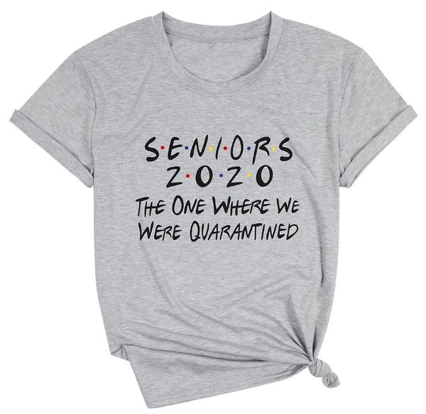 seniors 2020 the one where we were quarantined short sleeve t-shirt women summer o-neck comfortable tee casual tshirt, White
seniors 2020 the one where we were quarantined short sleeve t-shirt women summer o-neck comfortable tee casual tshirt, White