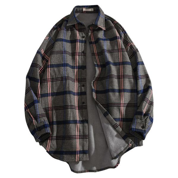 plaid shirts men dress shirt button up long sleeve clothing streetwear harujuku casual clothes man korean style blouse winter, White;black
plaid shirts men dress shirt button up long sleeve clothing streetwear harujuku casual clothes man korean style blouse winter, White;black
