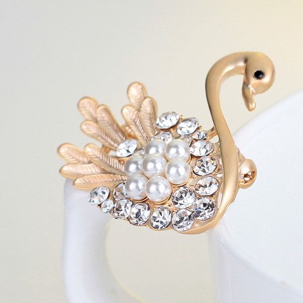 new recommend fashion new gold silver vintage brooch pins female brand jewelry elegant swan brooches rhinestone for women christmas gift, Gray
new recommend fashion new gold silver vintage brooch pins female brand jewelry elegant swan brooches rhinestone for women christmas gift, Gray