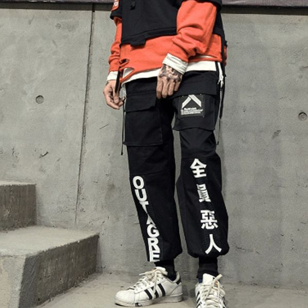 homens outono estilo де rua хип-хоп calças сделать панк calças де carga solta homem harajuku japonês прету стрит шаровары кор, Black
homens outono estilo де rua хип-хоп calças сделать панк calças де carga solta homem harajuku japonês прету стрит шаровары кор, Black