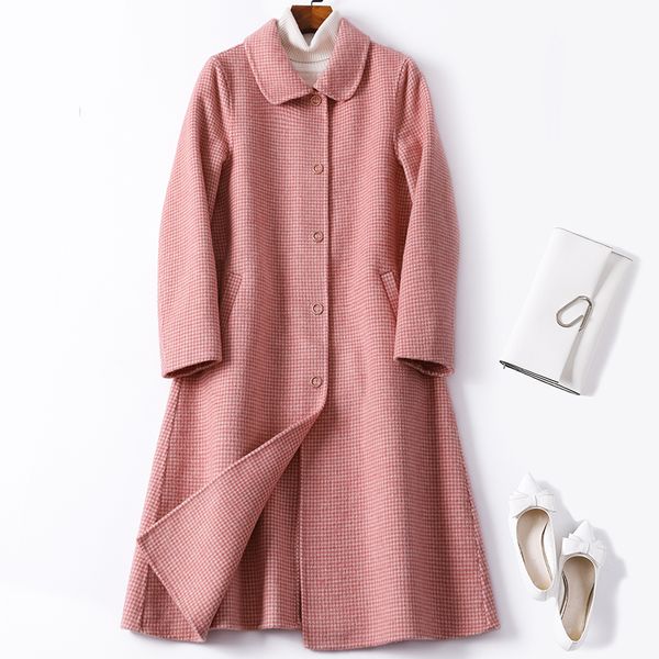 spring autumn coat female korean vintage long wool coat women clothes 2019 outwear pink coats jacket abrigo mujer 918 zt2521, Black
spring autumn coat female korean vintage long wool coat women clothes 2019 outwear pink coats jacket abrigo mujer 918 zt2521, Black