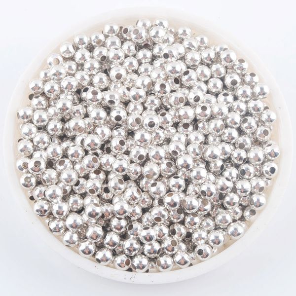 WOJIAER 3mm 4mm 6mm 8mm Gold Silver-Color Pewter Metal Iron Round Loose Beads Spacer for Jewelry Making 100pcs/lot BH306
WOJIAER 3mm 4mm 6mm 8mm Gold Silver-Color Pewter Metal Iron Round Loose Beads Spacer for Jewelry Making 100pcs/lot BH306