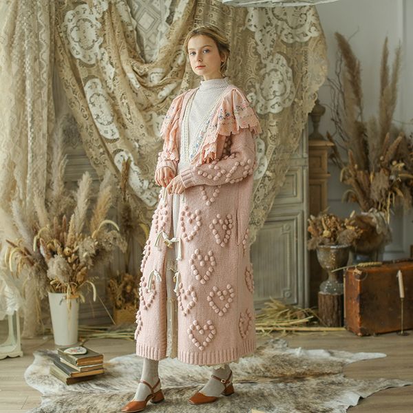 lynette's chinoiserie spring winter original design women ultra loose mori girls vintage embroidery oversized sweaters cardigans, White
lynette's chinoiserie spring winter original design women ultra loose mori girls vintage embroidery oversized sweaters cardigans, White