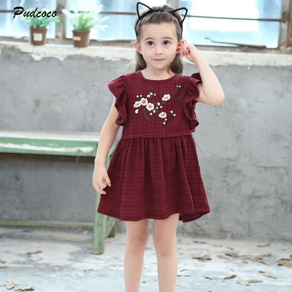 2020 summer children cotton linen dress 1-8y kids baby girls ruffle short sleeve floral embrodery pleated dress casual outfit, Red;yellow
2020 summer children cotton linen dress 1-8y kids baby girls ruffle short sleeve floral embrodery pleated dress casual outfit, Red;yellow