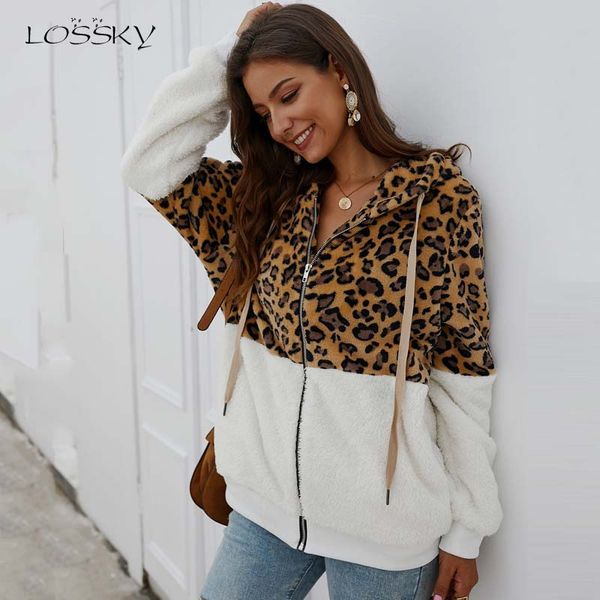 lossky sweatshirt women leopard stitching zip up hoodies ladies long sleeve warm hoody 2019 fall winter pastel coat clothes, Black
lossky sweatshirt women leopard stitching zip up hoodies ladies long sleeve warm hoody 2019 fall winter pastel coat clothes, Black