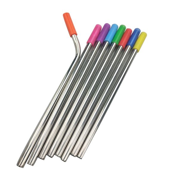wholesale reusable stainless steel metal straw with silicone tips , eco friendly universal portable suit for all drinks
wholesale reusable stainless steel metal straw with silicone tips , eco friendly universal portable suit for all drinks