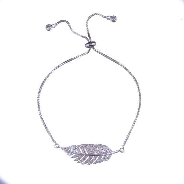 new copper micro-inlaid zircon popular feather tree leaves classic fashion girls charm lucky necklace bracelet adjustable size, Black
new copper micro-inlaid zircon popular feather tree leaves classic fashion girls charm lucky necklace bracelet adjustable size, Black
