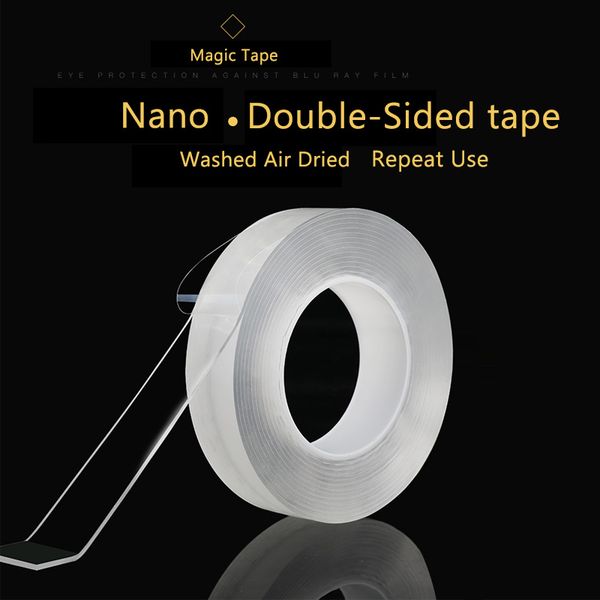 nano magic tape double-sided adhesive nano traceless tape removable sticker washable adhesive loop disks tie glue gadget
nano magic tape double-sided adhesive nano traceless tape removable sticker washable adhesive loop disks tie glue gadget