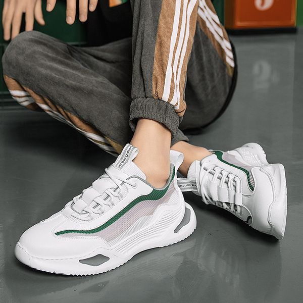 men's summer breathable sports shoes men dad trend white shoes wild deodorant casual wave of pilots, Black
men's summer breathable sports shoes men dad trend white shoes wild deodorant casual wave of pilots, Black