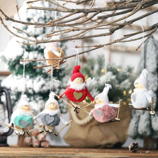 skiing plush angel christmas decorations home pendant drop ornament for holiday festive home decor
skiing plush angel christmas decorations home pendant drop ornament for holiday festive home decor