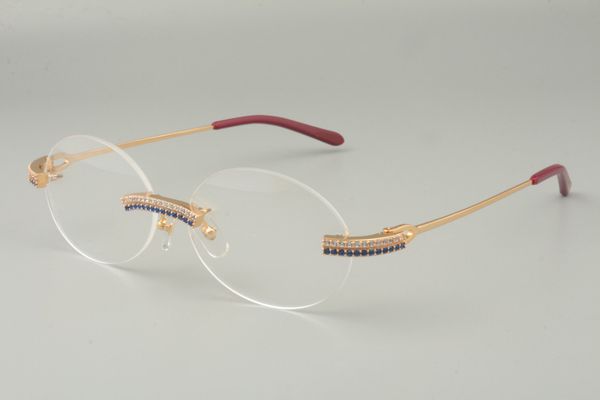 2019 new fashion high-end glasses frame 8100903-b double row diamond unique design gold classic retro round glasses frame, 58-18-140mm, Silver
2019 new fashion high-end glasses frame 8100903-b double row diamond unique design gold classic retro round glasses frame, 58-18-140mm, Silver