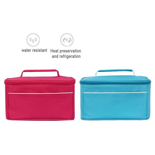 lunch bag 13l cooling ice bag waterproof oxford cloth lunch box portable insulated pink sky blue color
lunch bag 13l cooling ice bag waterproof oxford cloth lunch box portable insulated pink sky blue color