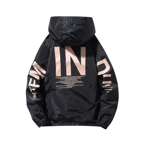 men's jackets mens colorful autumn winter plus size letter print fashion windbreaker hip hop slid loose male street jacket coats casual, Black;brown
men's jackets mens colorful autumn winter plus size letter print fashion windbreaker hip hop slid loose male street jacket coats casual, Black;brown