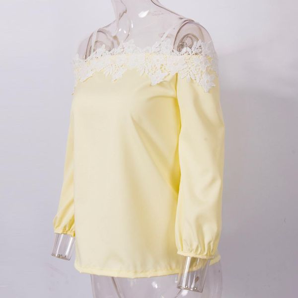 women summer loose casual chiffon off shoulder shirt ladies top, White
women summer loose casual chiffon off shoulder shirt ladies top, White