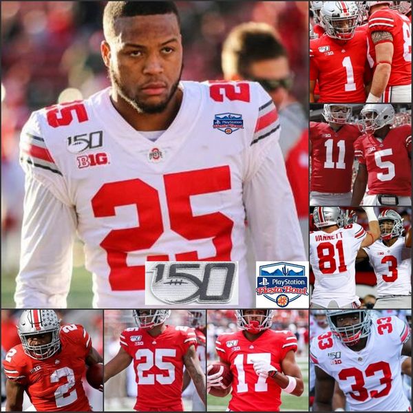 2020 Ohio State Buckeyes Justin Fields 7 C.J. Stroud 11 Jaxon Smith-Njigba 77 Paris Johnson Jr. Blackout Red White 150TH stitched Jersey
2020 Ohio State Buckeyes Justin Fields 7 C.J. Stroud 11 Jaxon Smith-Njigba 77 Paris Johnson Jr. Blackout Red White 150TH stitched Jersey