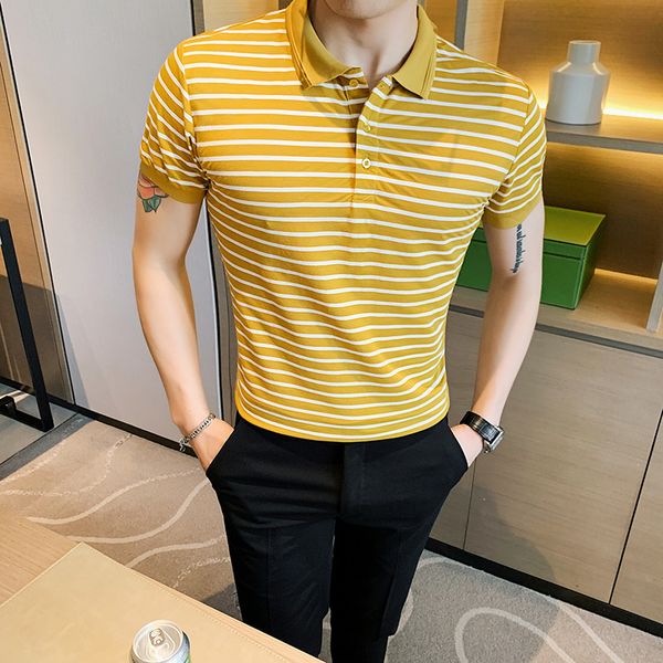 mens clothing 2020 summer men striped shirt fashion brand new short sleeve knitted shirt men slim fit casual polos 3xl, White;black
mens clothing 2020 summer men striped shirt fashion brand new short sleeve knitted shirt men slim fit casual polos 3xl, White;black