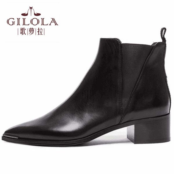 gilola zipper women boots genuine leather fashion motorcycle autumn winter platform low heels ankle women shoes woman #y0116572q, Black
gilola zipper women boots genuine leather fashion motorcycle autumn winter platform low heels ankle women shoes woman #y0116572q, Black
