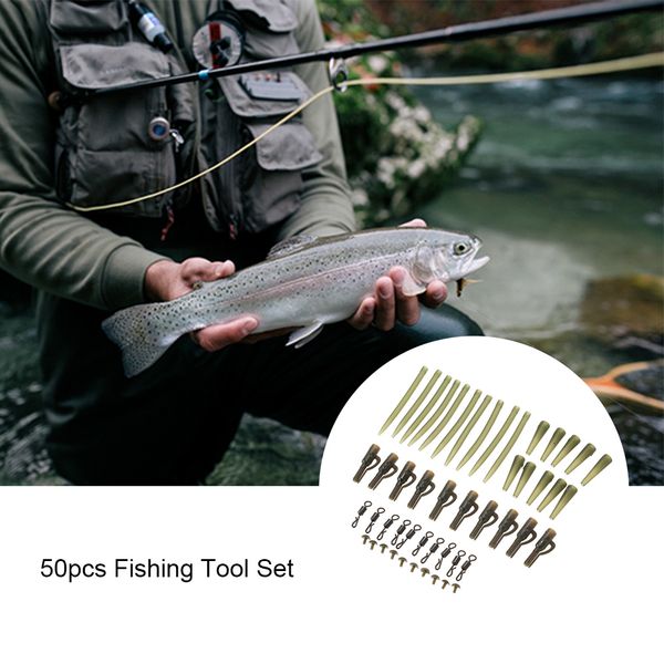 50pcs terminal carp fishing tackle safety lead clips with pins tail rubber tubes sleeves quick change rolling swivel
50pcs terminal carp fishing tackle safety lead clips with pins tail rubber tubes sleeves quick change rolling swivel
