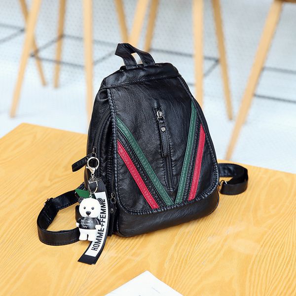 backpack female pu backpack female 2020 new casual fashion soft leather personality handbags
backpack female pu backpack female 2020 new casual fashion soft leather personality handbags