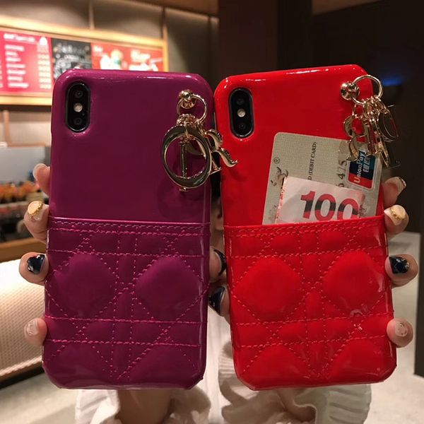 Metal Printed Letter Pendant Holster Case Square Lattice Leather Card Slot Phone Shell Stripe for iPhone XS Max XR 6s 7 8 Plus
Metal Printed Letter Pendant Holster Case Square Lattice Leather Card Slot Phone Shell Stripe for iPhone XS Max XR 6s 7 8 Plus