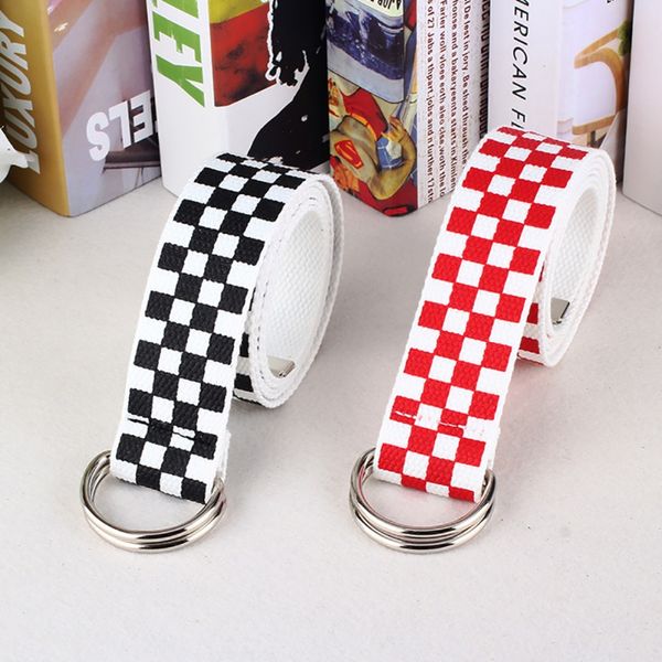 2019 women checkerboard couple belt black white plaid long canvas belt waistband, Black;brown
2019 women checkerboard couple belt black white plaid long canvas belt waistband, Black;brown