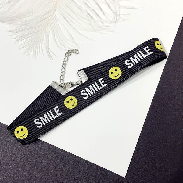 south korea origional cool simple english lettered cloth strips lace short necklace versatile choker women's necklace, Black
south korea origional cool simple english lettered cloth strips lace short necklace versatile choker women's necklace, Black