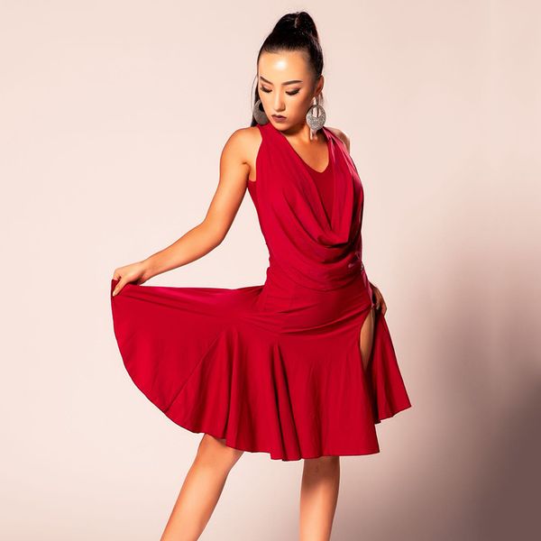 latin dance dress lady samba cha cha tango salsa performance wear backless sleeveless split dresses women clothes dnv12641, Black;red
latin dance dress lady samba cha cha tango salsa performance wear backless sleeveless split dresses women clothes dnv12641, Black;red