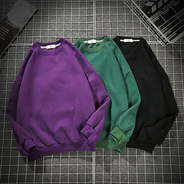 10 color men's sweatshirts solid color men's sweatshirts o-neck long sleeve pullover clothing, Black
10 color men's sweatshirts solid color men's sweatshirts o-neck long sleeve pullover clothing, Black