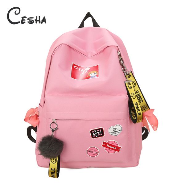 fashion fuzzy ball ribbon design girl's school bag pretty style nylon school backpack for teenagers
fashion fuzzy ball ribbon design girl's school bag pretty style nylon school backpack for teenagers