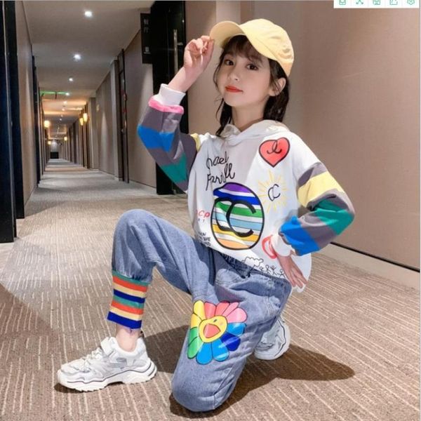 girls sets 2020 spring autumn new fashion print + denim pants 2cps sets children casual suits selling 4-14y ws1464, White
girls sets 2020 spring autumn new fashion print + denim pants 2cps sets children casual suits selling 4-14y ws1464, White