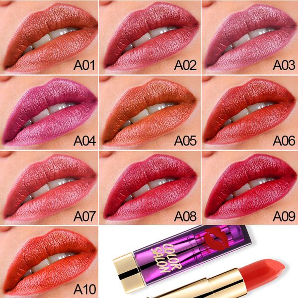 color salon lipstick 3.8g moisturizing lip long lasting waterproof matte tint makeup batom color lipstick sell
color salon lipstick 3.8g moisturizing lip long lasting waterproof matte tint makeup batom color lipstick sell
