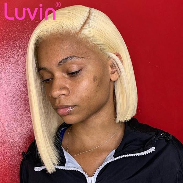 luvin 613 blonde 13x6 hd transparent lace front human hair wigs straight brazilian short bob ombre frontal wig black woman, Black;brown
luvin 613 blonde 13x6 hd transparent lace front human hair wigs straight brazilian short bob ombre frontal wig black woman, Black;brown