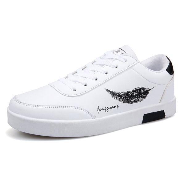 2019 autumn casual shoes men lace-up fashion sport shoes breathable pu leather men sneakers zapatillas de deporte de los hombres, Black
2019 autumn casual shoes men lace-up fashion sport shoes breathable pu leather men sneakers zapatillas de deporte de los hombres, Black
